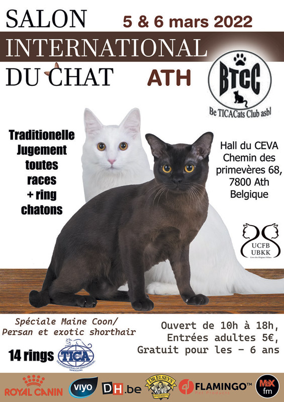 Salon International du chat d'Ath 2022