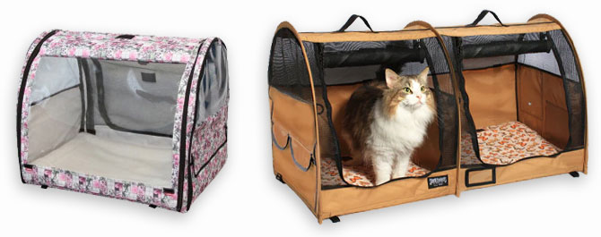 Cages d'exposition pour chat Sturdy et Ladioli