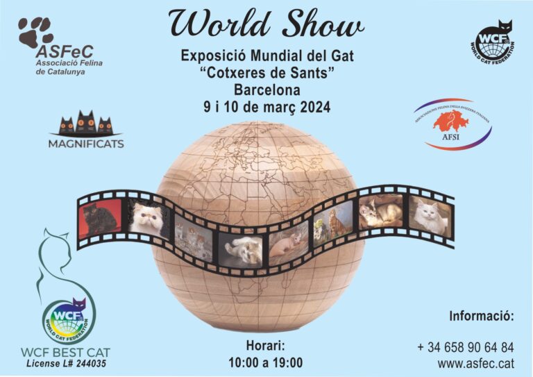 Exposition mondiale WCF Barcelone 2024